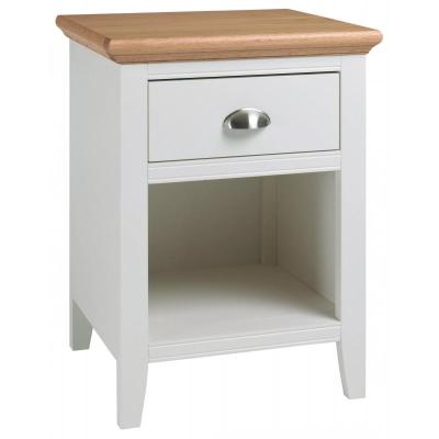 Washington Two Tone 1 Drawer Bedside Cabinet